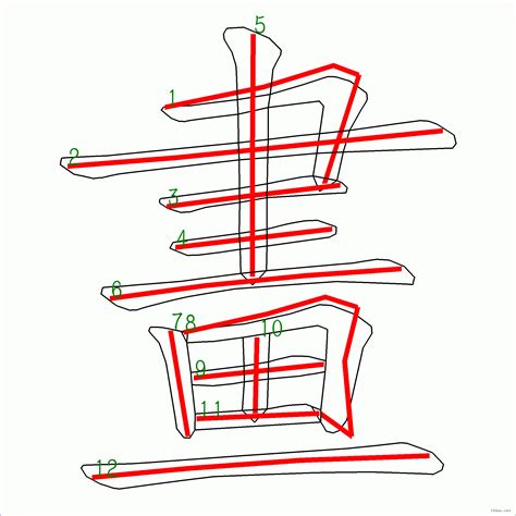 筆畫12劃的字|12劃的字 12畫的字